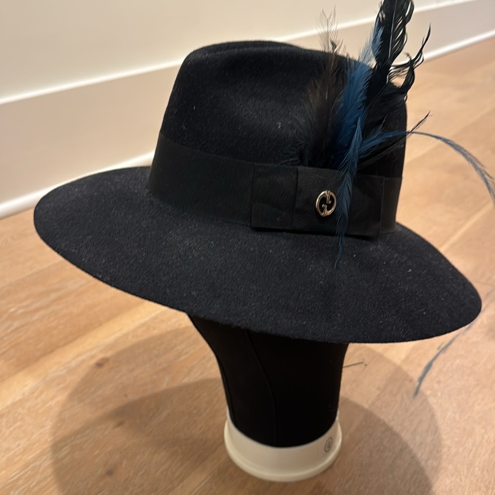 Gucci Hat with Feathers